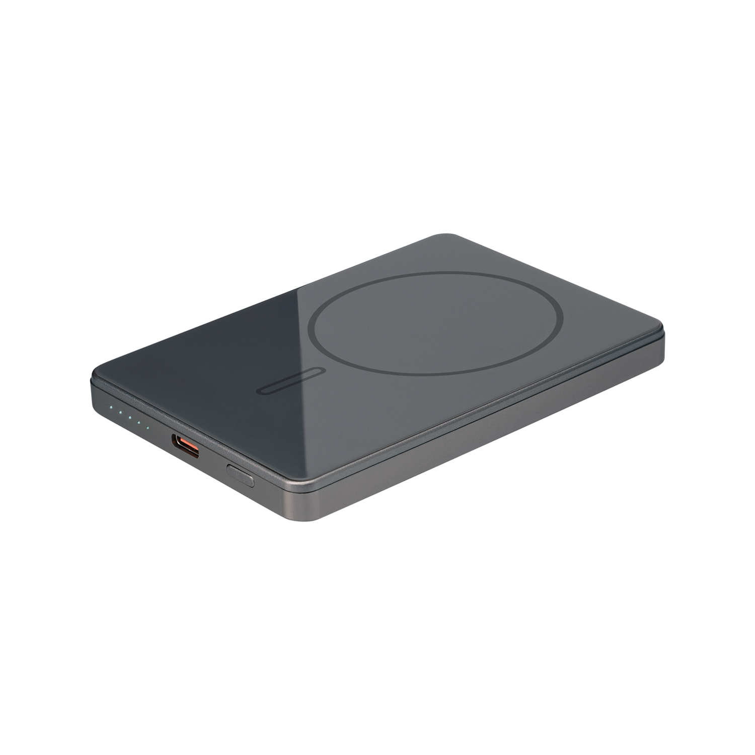 Внешний аккумулятор Onyx PD 5000mAh с функцией беспроводной зарядки 15W, серый
