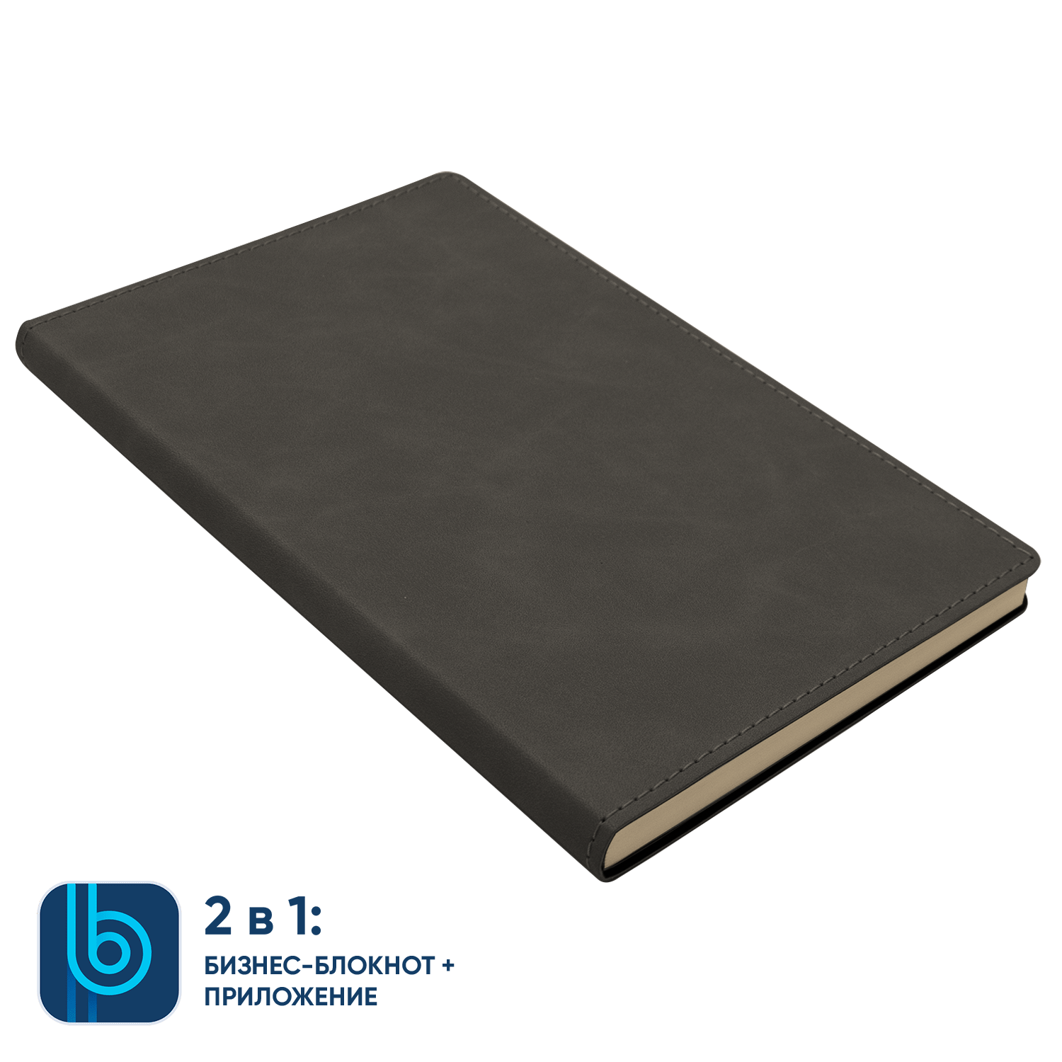 Бизнес-блокнот Bplanner.05 (серый)
