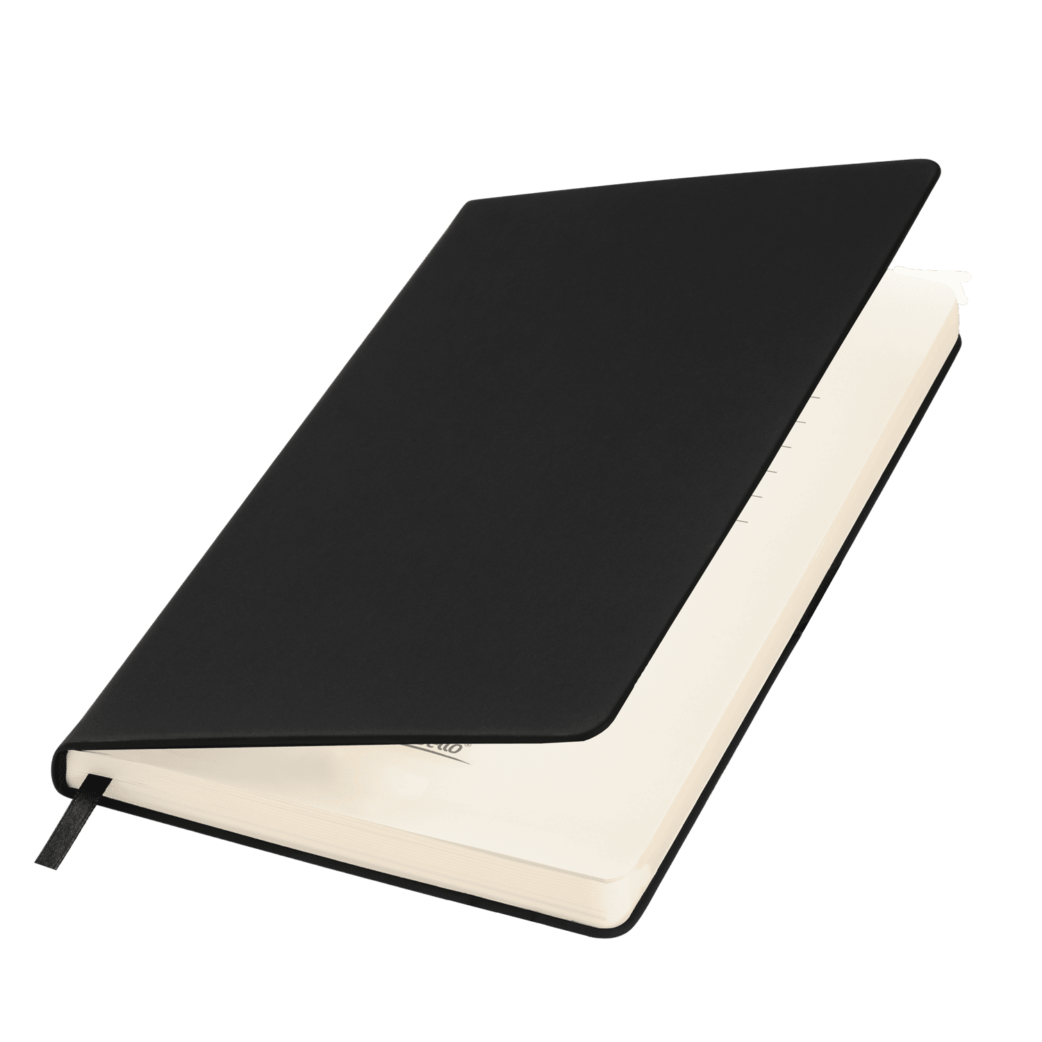 Ежедневник Alpha BtoBook недатированный, черный (без резинки, без упаковки, без стикера)