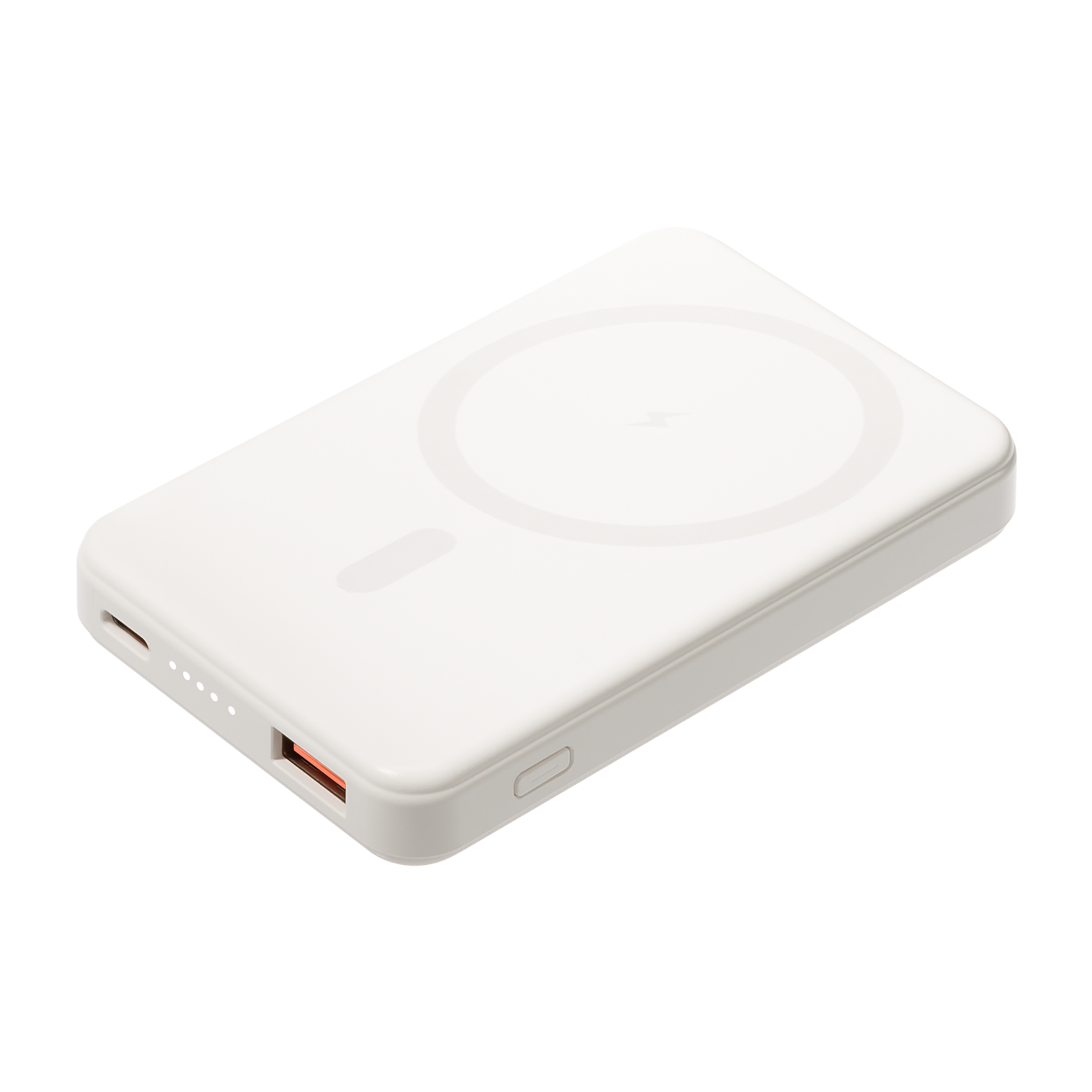 Внешний аккумулятор Largo PD 5000mAh с функцией беспроводной зарядки 15W, белый