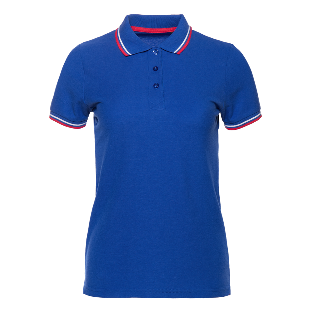 Рубашка поло женская STAN триколор хлопок/полиэстер 185, 04WRUS