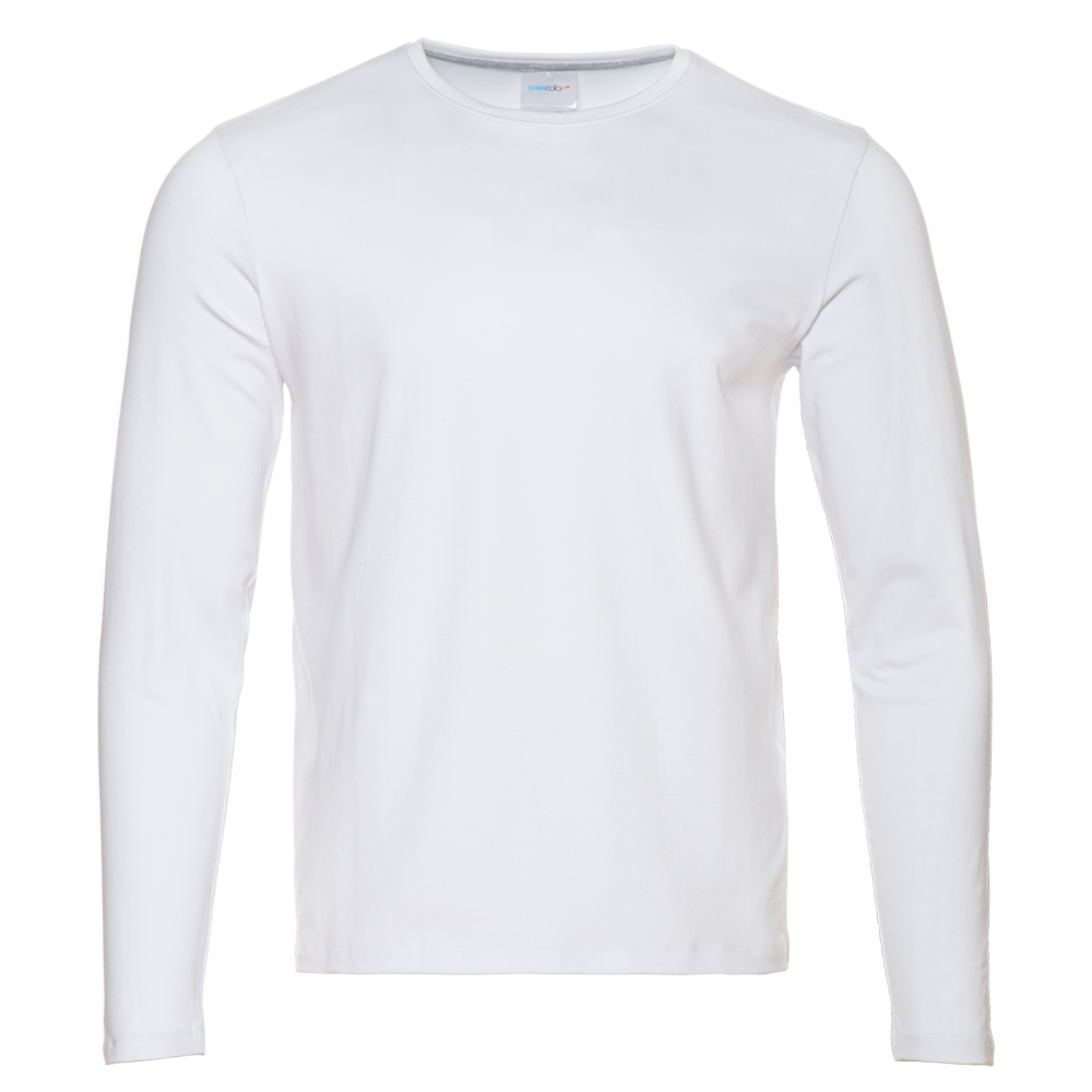 Футболка унисекс с длинным рукавом STAN хлопок/эластан 180, 35