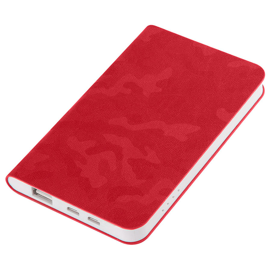 Универсальный аккумулятор "Tabby" (5000mAh),красный, 7,5х12,1х1,1см