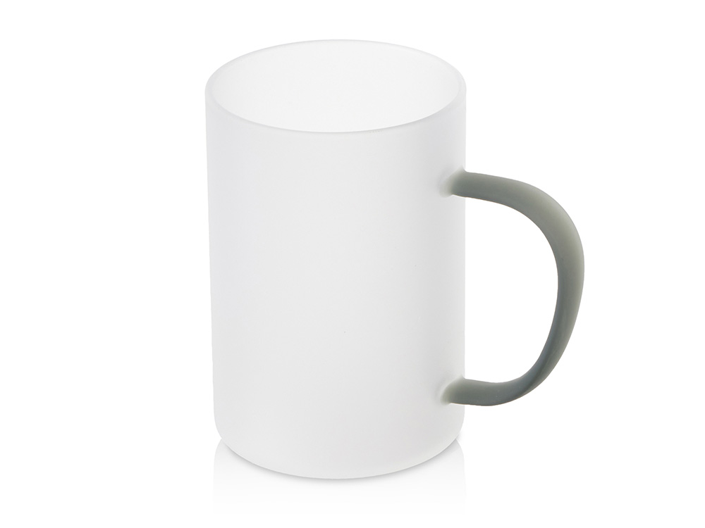 Стеклянная матовая кружка для сублимации Акцент