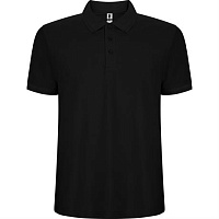 Футболка поло PEGASO PREMIUM мужская, ЧЕРНЫЙ