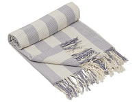 Плед Reglet из хлопка с бахромой