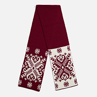 Шарф Wintertude M, красный с белым