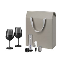 Подарочный набор Блэк Эдишн (Black Edition), Винтаро (Vintaro) (2 бокала + набор для вина)