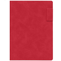 Ежедневник Lable Touch, недатированный, красный