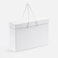 Коробка Handgrip, горизонтальная, белая