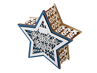 Шкатулка из фанеры в виде звезды Asteris