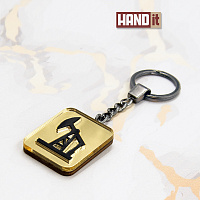 Брелок-обвес Нефтяная вышка (золотой с черным)