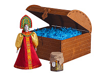 Подарочный набор: кукла фарфоровая, мёд с гецким орехом