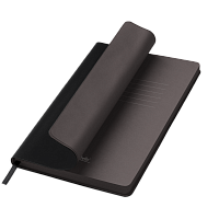 Ежедневник Latte soft touch недатированный, черный