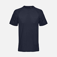 Футболка спортивная унисекс Vortex, темно-синяя