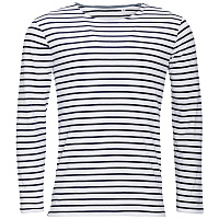 Футболка мужская Marine Men, белая с темно-синим