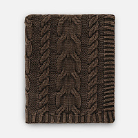 Плед Hygge, коричневый