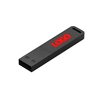 Флешка Suomi, 16 Гб, металлическая, с подсветкой, красная