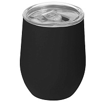 Термокружка (кофер) STEP SOFT 370мл Черная