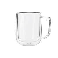 Кружка стеклянная с двойными стенками Viora