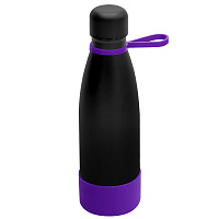 Термобутылка герметичная вакуумная Olivia To Go, чёрный/фиолетовый