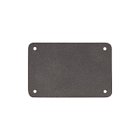 Шильд 4х6 см имитация кожи