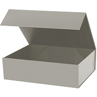 Подарочная коробка-трансформер большая, серая