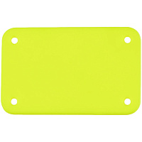 Лейбл из ПВХ Kreta, S, желтый неон