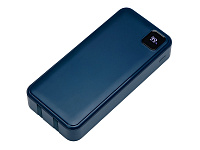 Внешний аккумулятор со встроенными кабелями Фрэйм Про, быстрая зарядка, 20000мач