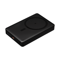 Внешний аккумулятор Атлантис Плюс PD (Atlantis PD Plus) 10000mAh с функцией беспроводной зарядки 15W, черный