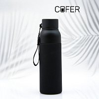 Термобутылка Button Black (черный)