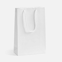 Пакет бумажный с ламинацией Lami S, белый