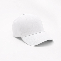 Бейсболка Аксис (Axis), 6 клиньев, белый