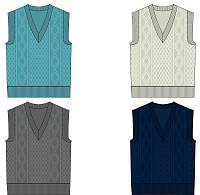 Жилет оверсайз на заказ Tricksy Terra Grand, акрил